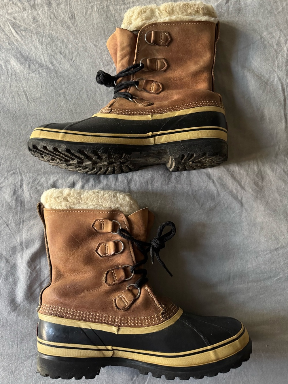 Sorel - Brown, Cream Yellow & Leather - Men's Waterproof Winter Boots